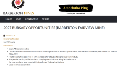 Barberton Mines 2027 Bursary Opportunities: Fully Funded Study in Mining, Mechanical, Electrical Engineering and Geology
