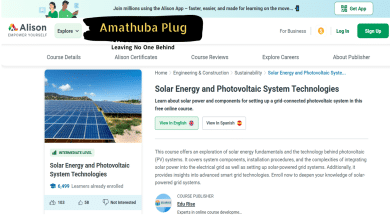 Solar Energy and Photovoltaic System Technologies Free Online Course by Alison: Perfect for South African Learners